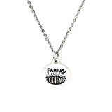 Football Lover Gift, Family Fall Football Necklace, Football Mom Gift, Football Jewelry, Gift For Her, Wife Gift, Football Game Jewelry