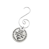 Son Gift, Son Ornament, I Love You Ornament, Believe In Yourself, Christmas Ornament, Hanging Charm, Gift For Son, Gift For Him