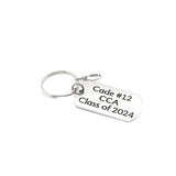 Personalized Football Player Gift, Football Keychain, Graduate Gift, Senior Keychain, Senior Gift, Sports Senior, Personalized Keychain Gift