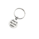 Keychain Gift, Now Is The New Later Keychain, Charm Keychain, Encouragement Gift, Encouraging Her, Encouraging Him, Motivational Gift
