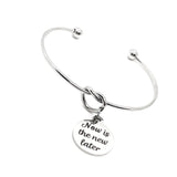 Motivating Gift, Now Is The New Later Charm Bracelet, Encouraging Her, Motivating Her, Entrepreneur Gift, Starting Over Gift, New Beginning