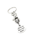 Motivating Gift, Now Is The New Later Charm Keychain, Keychain Gift, Encouraging Her, Encouraging Him, Motivational Gift, Affirmation Gift