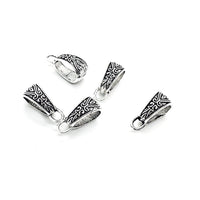 Silver-tone European Bail, Necklace Bail, Pendant Bail, Jewelry Bail, Bracelet Bail, Charm Bail, Bulk Quantity Options
