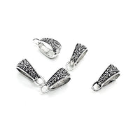 Silver-tone European Bail, Necklace Bail, Pendant Bail, Jewelry Bail, Bracelet Bail, Charm Bail, Bulk Quantity Options