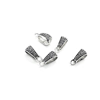 Silver-tone European Bail, Necklace Bail, Pendant Bail, Jewelry Bail, Bracelet Bail, Charm Bail, Bulk Quantity Options