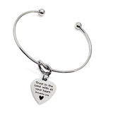 Scripture Gift, Trust In The Lord With All Your Heart Charm Bracelet, Proverbs 3 5, Scripture Quote, Faith Gift, Faith Jewelry