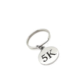 Runner Gift, 5K Keychain, Marathon Runner, Marathon Gift, 5K Award, Gift For Her, Gift For Him, Charm Keychain, Runner Keychain