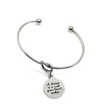 Encouragement Gift, A Dream Is A Wish Your Heart Makes Charm Bracelet, Daughter Gift, Wife Gift, Entrepreneur Gift, Woman Business Owner