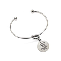 Mom And Daughter Gifts, The Love Between A Mother And Her Daughter Is Forever Charm Bracelet, Gift For Mom, Gift For Daughter, Love Gifts