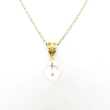 Mustard Seed Necklace, Mustard Seed Charm Necklace, Round Mustard Seed Pendant, Mustard Seed Faith, Mustard Seed Necklace Gift For Her