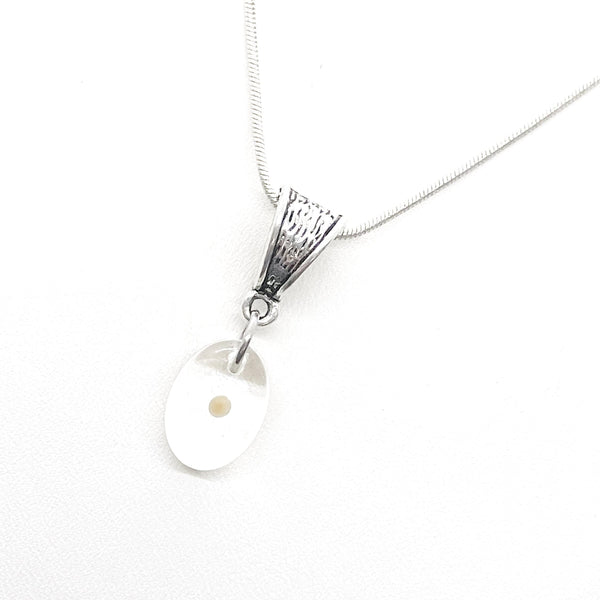 Mustard Seed Necklace, Mustard Seed Charm Necklace, Oval Mustard Seed Pendant, Mustard Seed Faith, Mustard Seed Necklace Gift For Her