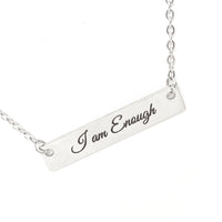 Affirmation Jewelry, I am Enough Necklace, Encouraging Her, Motivating Her, Strong Woman Gift, Affirmation Necklace, Affirmation Words