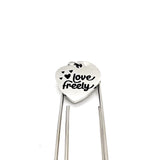 Love Gift, Love Freely Charm Bookmark, Daughter Gift, Son Gift, Wife Gift Husband Gift, Love One Another, Christian Love, Reader Gift