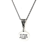 Motivational Gifts, A Dream Is A Wish The Heart Makes Necklace, Affirmation Jewelry, Encouraging Her, Motivating Her, Daughter Gift