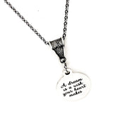 Motivational Gifts, A Dream Is A Wish The Heart Makes Necklace, Affirmation Jewelry, Encouraging Her, Motivating Her, Daughter Gift