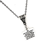 Serenity Prayer Gifts, Recovery Gifts, Serenity Prayer Necklace, Gift For Her, Recovery Jewelry, Serenity Courage Wisdom, Wisdom to Know