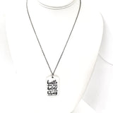 Motivational Gifts, Hustle Until Your Haters Ask If You‘re Hiring Necklace, Entrepreneur Gift, Small Business Owner, Work Hard, Put In Work