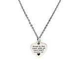 Faith Gifts, Trust In The Lord With All Your Heart Necklace, Proverbs 3 5 Jewelry, Baptism Gift, Daughter Gift, Christian Jewelry