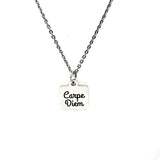 Motivational Gifts, Carpe Diem Necklace, Wife Gifts, Seize the Day, Affirmation Jewelry, Encouraging Her, Motivating Her, Daughter Gift