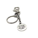 Affirmation Gifts, A Dream Is A Wish The Heart Makes Charm Keychain, Encouraging Her, Encouraging Him, Entrepreneur Gifts, Sports Gifts