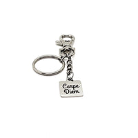 Affirmation Gifts, Carpe Diem Charm Keychain, Seize The Day, Encouraging Her, Encouraging Him, Entrepreneur Gifts, Sports Gifts, Enouraging