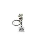 Affirmation Gifts, Serenity Prayer Charm Keychain, Recovery Gifts, Encouraging Gift, Recovery Prayer, Serenity Courage Wisdom