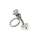 Faith Gifts, Trust In The Lord With All Your Heart Charm Keychain, Proverbs 3 5, Scripture Gift, Baptism Gift, Christian Quote, Faith Charm