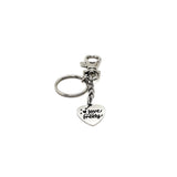 Love Gift, Love Freely, Love Charm, Clip On Keychain, Keychain Gift, Wife Gift, Daughter Gift, 1 Corinthians 13 Gift, Christian Love Gift