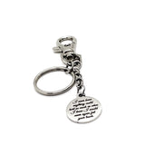 Memorial Gift, I Never Knew Anything Could Hurt So Much As When I Knew I Would Never Again Feel Your Touch Charm Keychain, Remembering Him