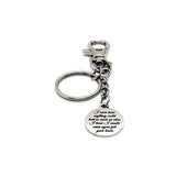 Memorial Gift, I Never Knew Anything Could Hurt So Much As When I Knew I Would Never Again Feel Your Touch Charm Keychain, Remembering Him