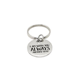 Scripture Gift, I Am With You Always Keychain, Matthew 28 20, Faith Gift, Scripture Keychain, God Is With Us, Charm Keychain, Christian Gift