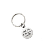 Faith Gift, With God All Things Are Possible Charm Keychain, Mathew 19 26, Christian Gift, Faith Keychain, Baptism Gift, Confirmation Gift