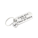 Personalized Soccer Player Gift, Soccer Keychain, Graduate Gift, Senior Keychain, Senior Gift, Sports Senior, Personalized Keychain Gift
