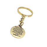 Scripture Quote, Do Not Be Anxious Keychain, Philippians 4 6 Charm, Present Your Requests To God, Faith Keychain, Christian Prayer Gift