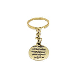 Scripture Quote, Do Not Be Anxious Keychain, Philippians 4 6 Charm, Present Your Requests To God, Faith Keychain, Christian Prayer Gift