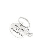 Personalized Basketball Gift, Basketball Keychain, Senior Gift, Sports Senior, Basketball Team Keychain Gifts