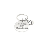 Personalized Softball Player Gift, Softball Keychain, Graduate Gift, Senior Keychain, Senior Gift, Sports Senior, Personalized Keychain Gift
