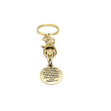 Christian Gift, Do Not Be Anxious About Anything Goldtone Keychain, Philippians 4 6 Charm, Scripture Keychain, Bible Verse Gift, Faith Gift