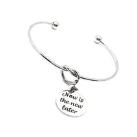 Motivating Gift, Now Is The New Later Charm Bracelet, Encouraging Her, Motivating Her, Entrepreneur Gift, Starting Over Gift, New Beginning