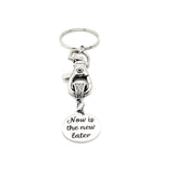 Motivating Gift, Now Is The New Later Charm Keychain, Keychain Gift, Encouraging Her, Encouraging Him, Motivational Gift, Affirmation Gift