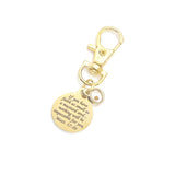 Faith Gift, Mustard Seed Scripture Charm, Matthew 17 20 Charm, Clip On Charm, Purse Charm, Keychain Charm, Christian Gifts, Scripture Gifts