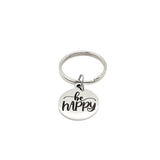 Motivating Gift, Be Happy Keychain, Charm Keychain, Affirmation Gifts, Affirmation Quotes, Encouraging Her, Encouraging Him, Happy Gift