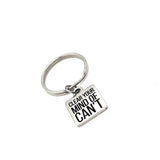 Motivating Gift, Clear Your Mind Of Can’t Keychain, Charm Keychain, Affirmation Gift, Affirmation Quotes, Encouraging Her, Encouraging Him