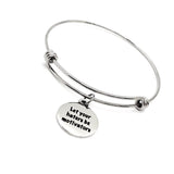 Affirmation Jewelry, Let Your Haters Be Motivators Bracelet, Encouraging Her, Daughter Gift, Motivation Gift, Motivating Her, Uplifting Gift