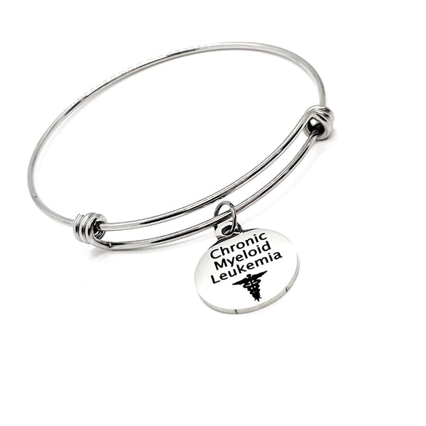 Medical Charm Bracelet, Chronic Myeloid Leukemia Charm Bracelet, CML Awareness, CML Jewelry, Medical Charm, Medical Notification