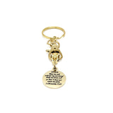 Faith Gift, Oh Lord Bless Me Indeed Charm Keychain, Prayer Of Jabez, 1 Chronicles 4 10, Scripture Quote, Faith Charm, Christian Gift