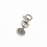 Faith Gift, Star Of David Clip On Charm, Jewish Faith Gift, Star Of David Charm,  Shield Of David, Bag Charm, Purse Charm, Faith Charm