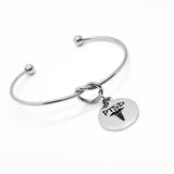 Medial Charm Bracelet, PTSD Bracelet, Caduceus, Medical Notice Jewelry, Medical Awareness, PTSD Awareness, PTSD Survivor, Awareness Jewelry