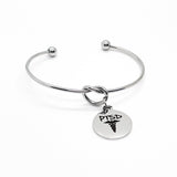 Medial Charm Bracelet, PTSD Bracelet, Caduceus, Medical Notice Jewelry, Medical Awareness, PTSD Awareness, PTSD Survivor, Awareness Jewelry
