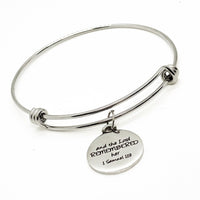 Faith Gift, And The Lord Remembered Her Charm Bracelet, 1 Samuel 1 19; Scripture Gift, Christian Woman, Christian Gift, Scripture Quote